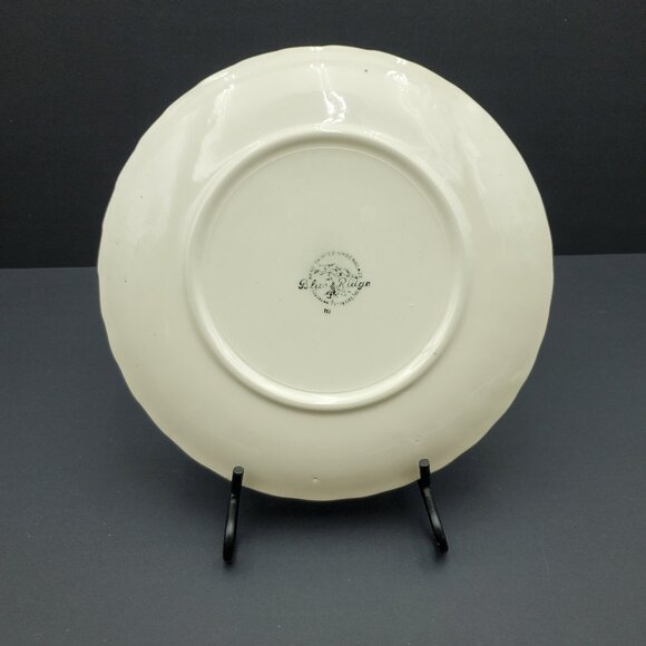 Blue Ridge Southern Potteries Tiger Lily Salad Plates Vintage Hand Painted Plate - Picture 11 of 12